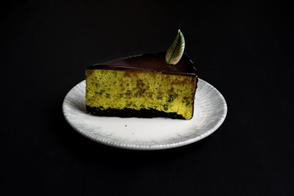 Chocolate Pistachio Mousse Cake