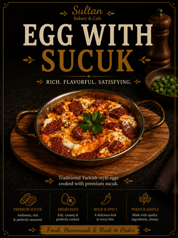 Egg with Sujuk