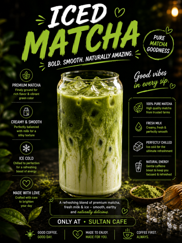 Iced Matcha Latte