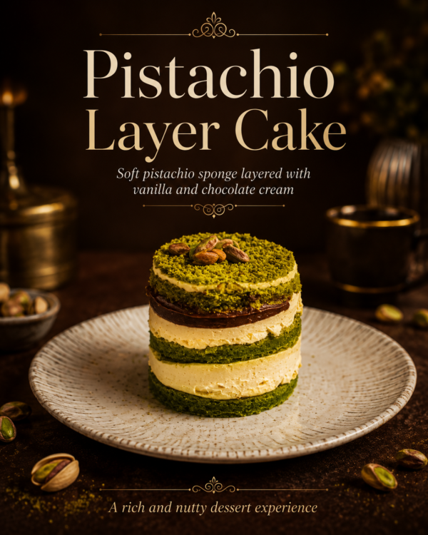 Pistachio Layer Cake