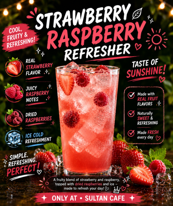 Strawberry-Raspberry Refresher