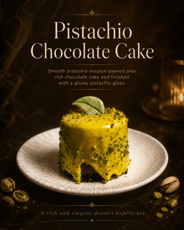Chocolate Pistachio Cake