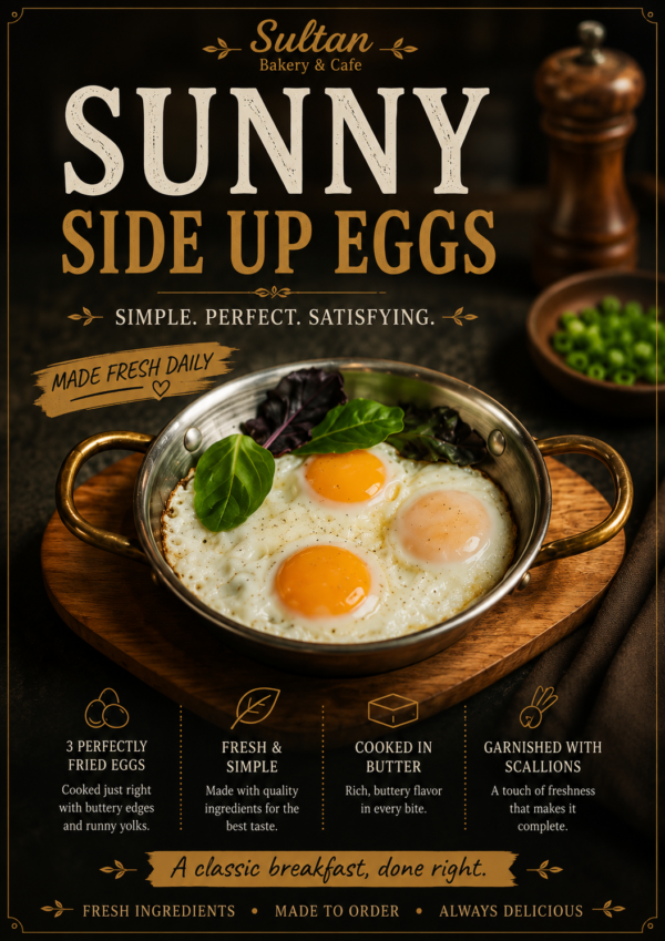 Sunny side up Eggs