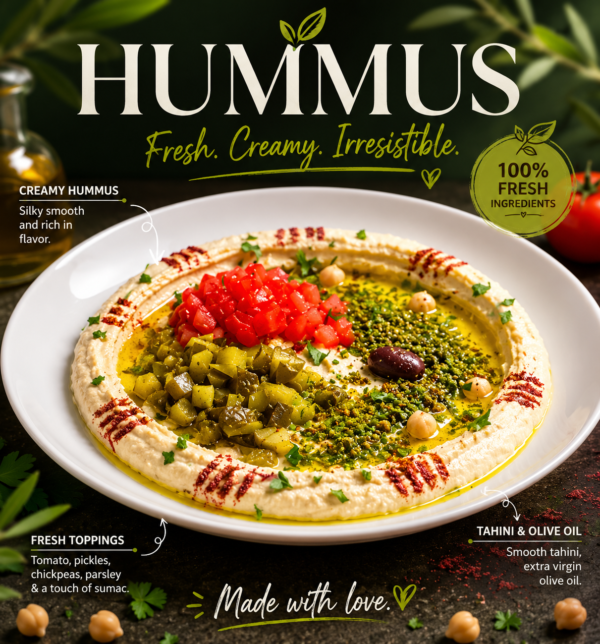 Rainbow Hummus