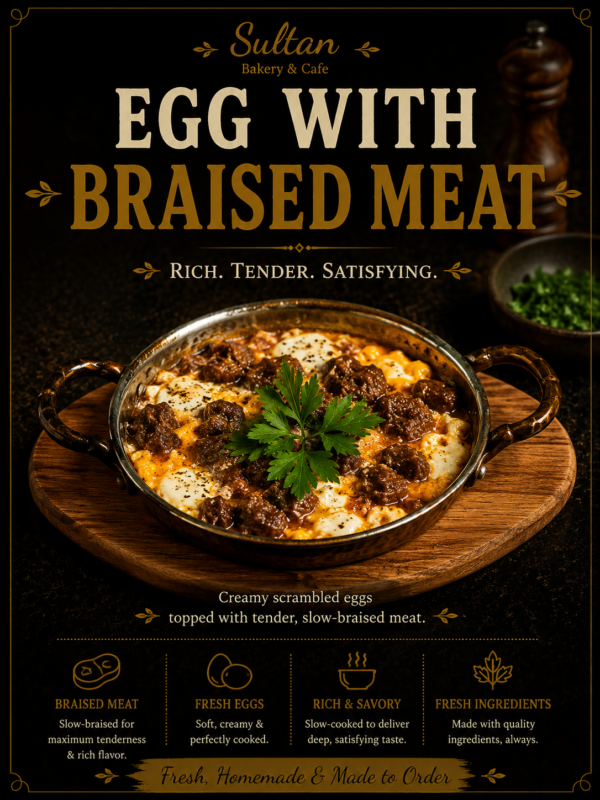Braised Meat with Fried Egg