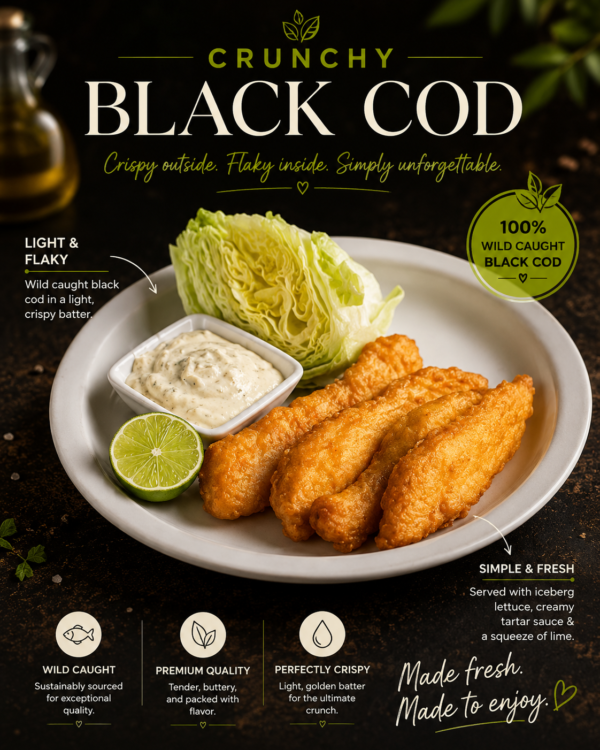 Crunchy Black Cod