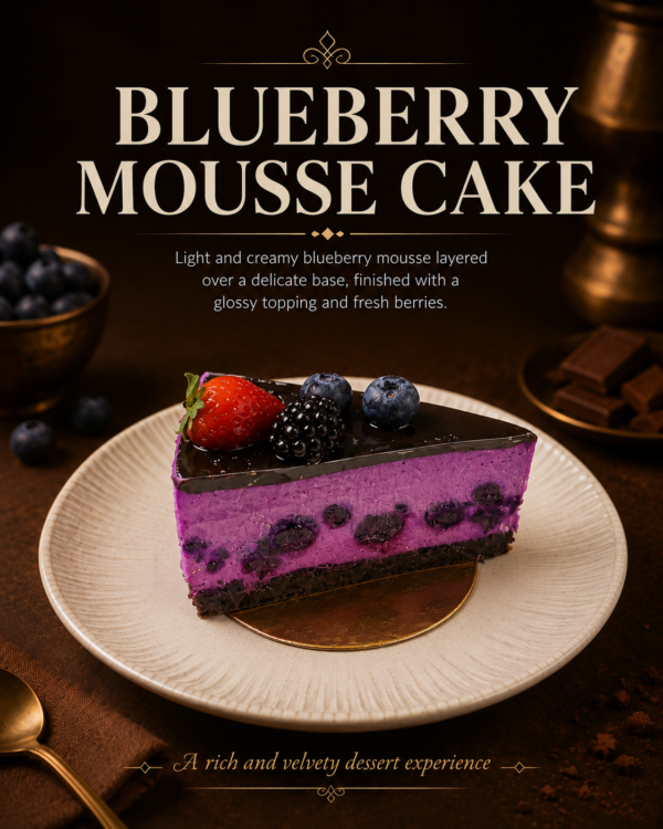 Blueberry Mousse Cake