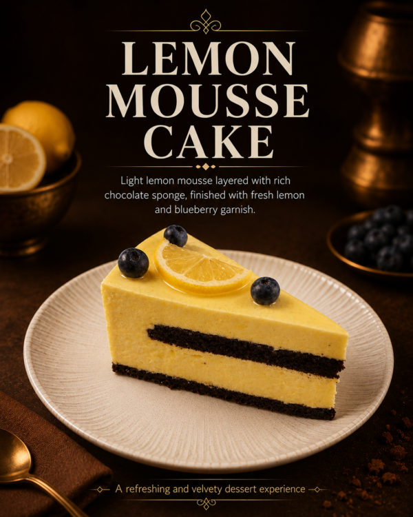 Lemon Mousse Cake