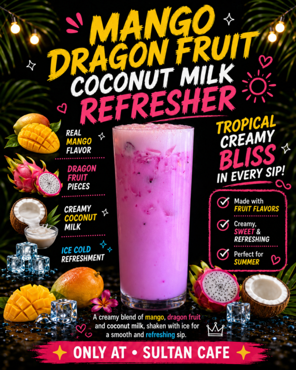 Mango Dragon Coconut Refresher